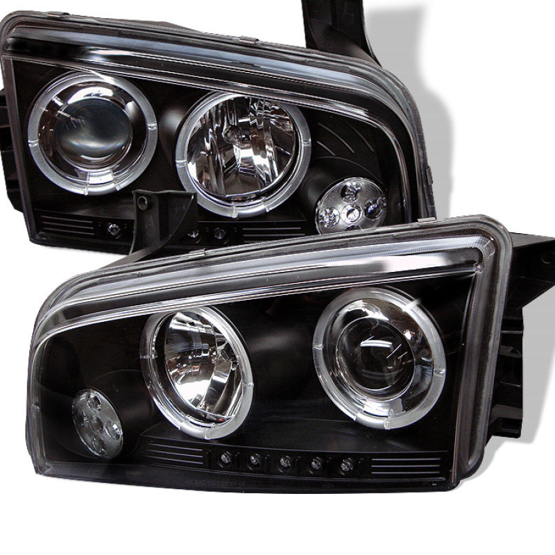 Spyder Dodge Charger 06-10 Projector Headlights Halogen Only - LED