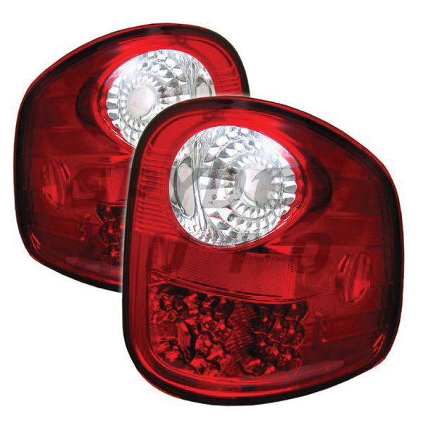 Spyder Ford F150 Flareside 97-03 LED Tail Lights Red Clear  ALT-YD-FF15097FS-LED-RC