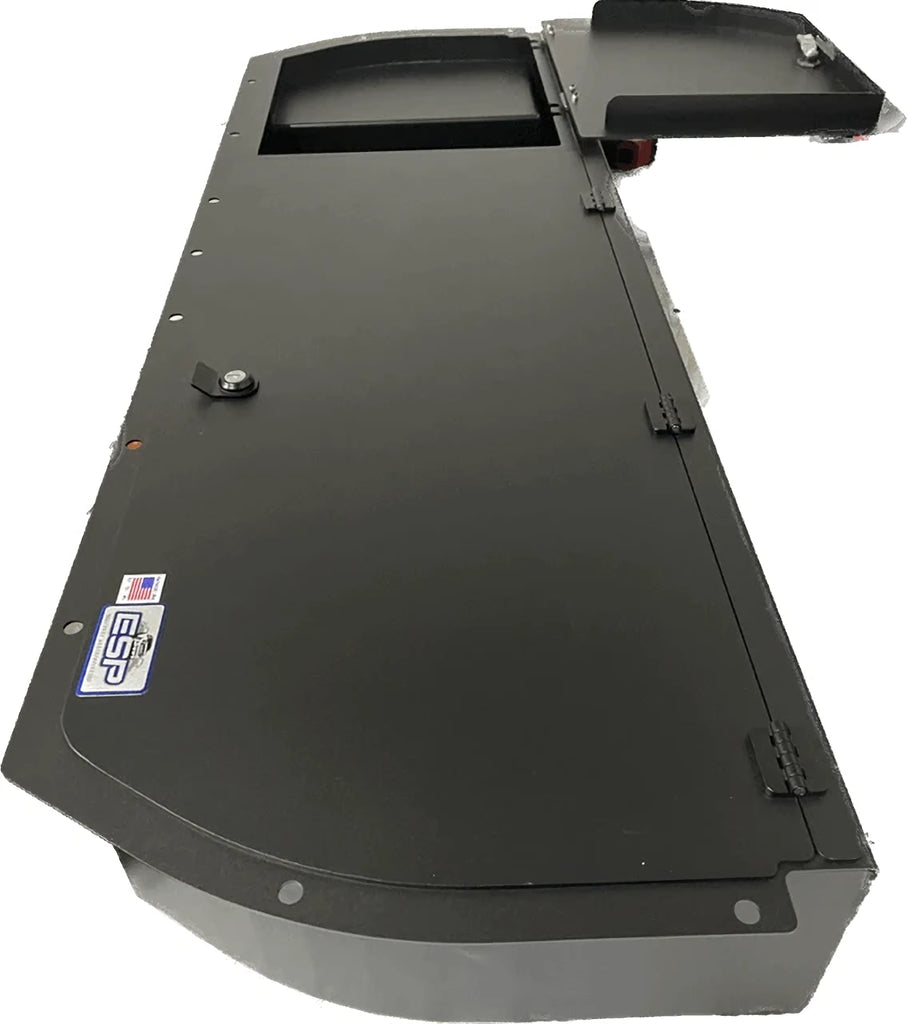 Lockable storage unit designed for under the seat area of a 2022-2024 Toyota Tundra Double Cab