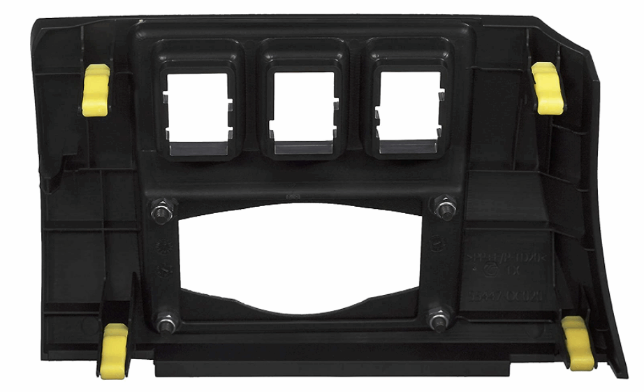 Components of the P3 Brake Controller Mounting Kit for a 2014-2019 Toyota Tundra