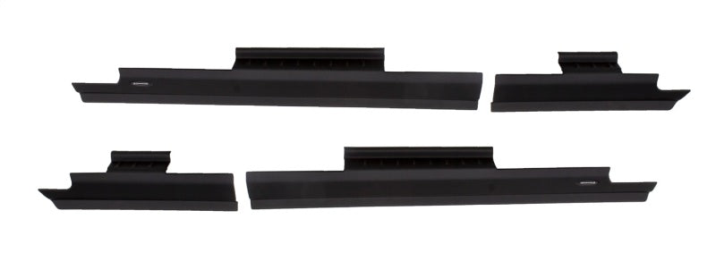 Bushwacker 09-18 RAM 1500 Extended Cab Trail Armor Rocker Panel and Sill Plate Cover - Black