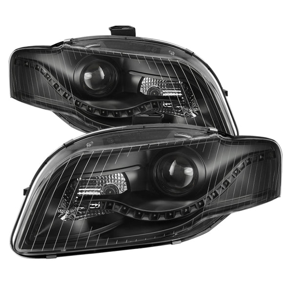 xTune Audi A4 06-08 Projector Headlights - Halogen Model Only