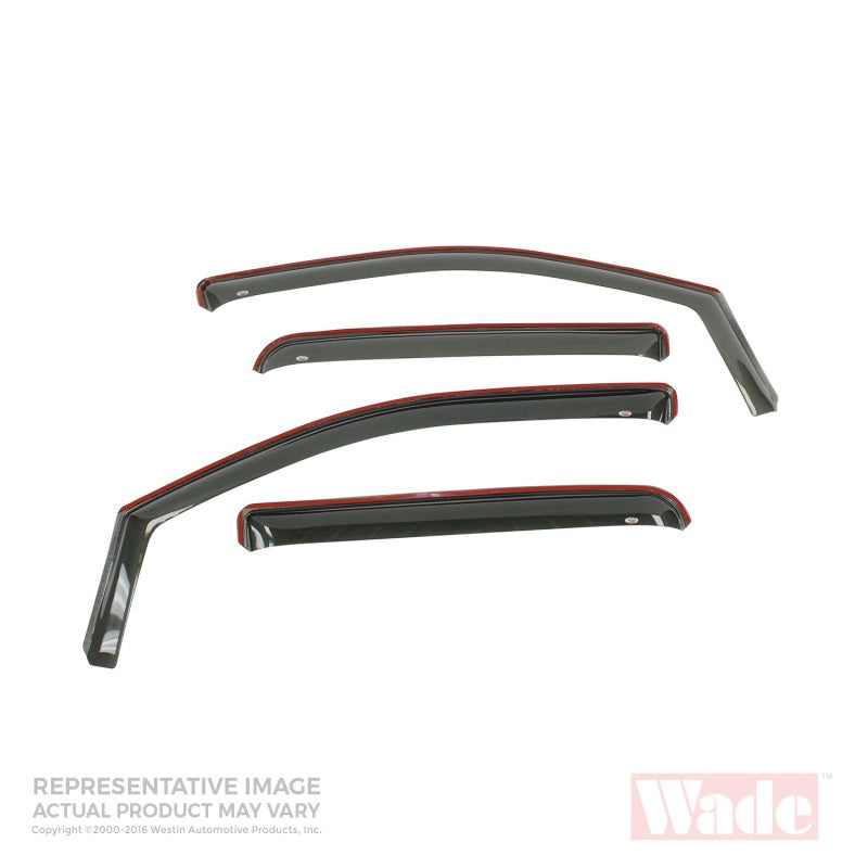 Westin Toyota Rav4 Wade In-Channel Wind Deflector 4pc - Smoke