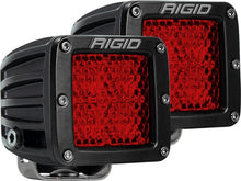 Load image into Gallery viewer, Rigid Industries D-Series - Diffused Rear Facing High/Low - Red - Pair