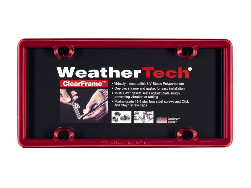 WeatherTech ClearFrame - Red