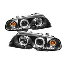 Load image into Gallery viewer, Spyder BMW E46 3-Series 00-03 2DR 1PC Projector Headlights LED Halo LED Blk PRO-YD-BMWE46-2D-HL-BK