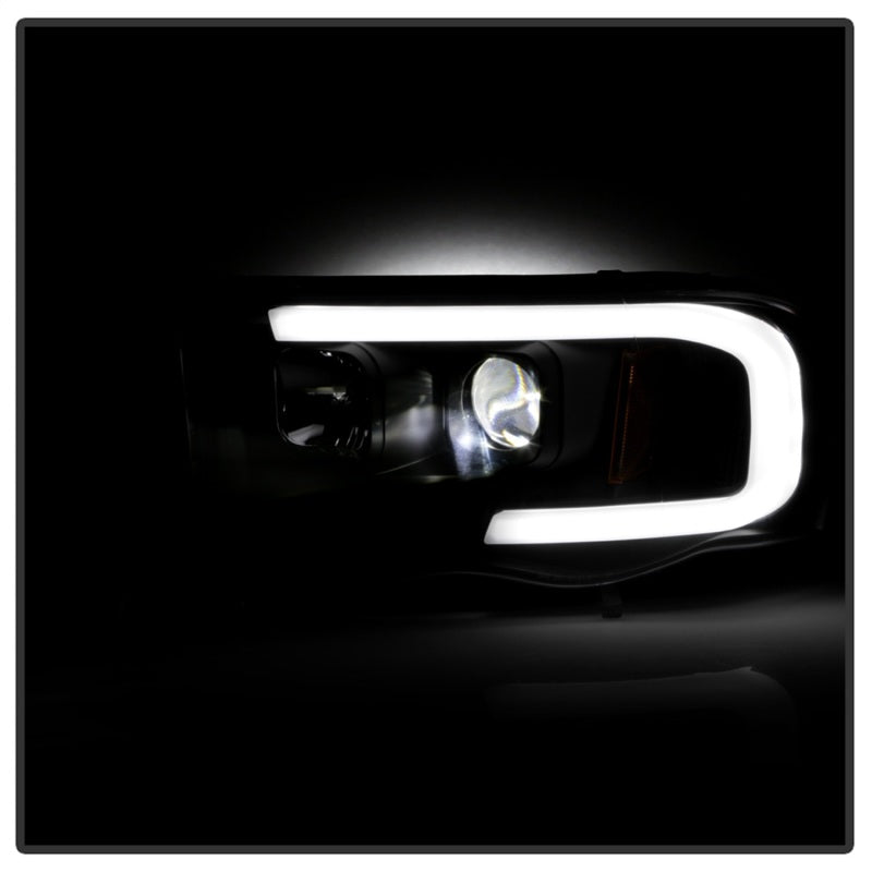 Spyder Dodge Ram 1500 02-05/Ram 2500/3500 03-05 High-Power LED Headlights - Black PRO-YD-DR02V2PL-BK