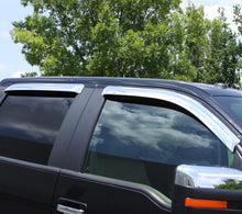 Load image into Gallery viewer, AVS Toyota Tundra Crewmax Ventvisor Outside Mount Front &amp; Rear Window Deflectors 4pc - Chrome