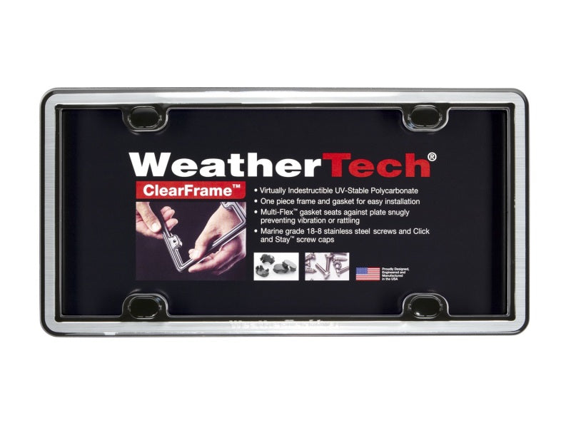 WeatherTech ClearFrame Kit - Brushed Stainless