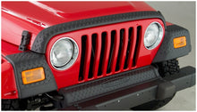 Load image into Gallery viewer, Bushwacker 97-06 Jeep Wrangler Trail Armor Hood Stone Guard and 2 Front Corners - Black
