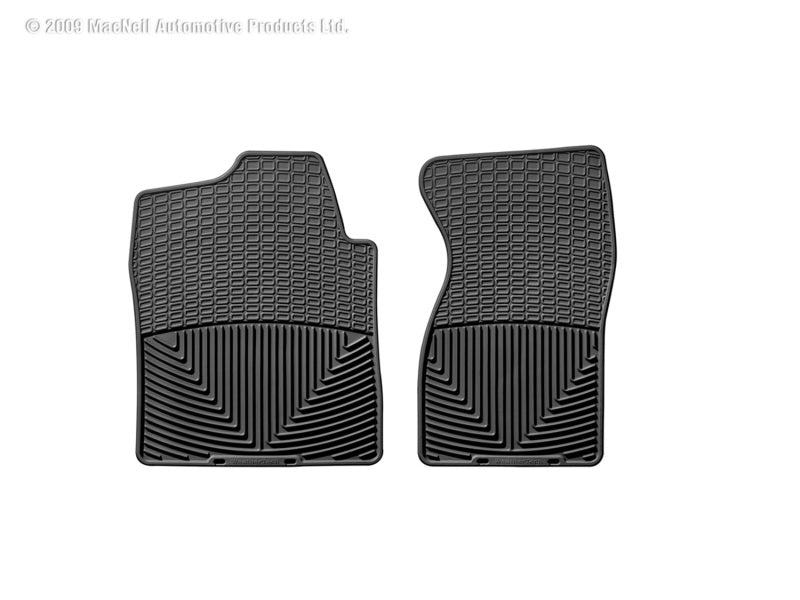 WeatherTech Chevrolet Silverado Crew Cab Front Rubber Mats - Black