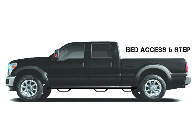 N-Fab Nerf Step 2019 Chevy/GMC 1500 Crew Cab 5ft 8in Bed - Bed Access - Tex. Black - 3in