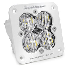 Load image into Gallery viewer, Baja Designs Squadron Sport White Wide Cornering Pattern Flush Mount LED Light Pod - Clear
