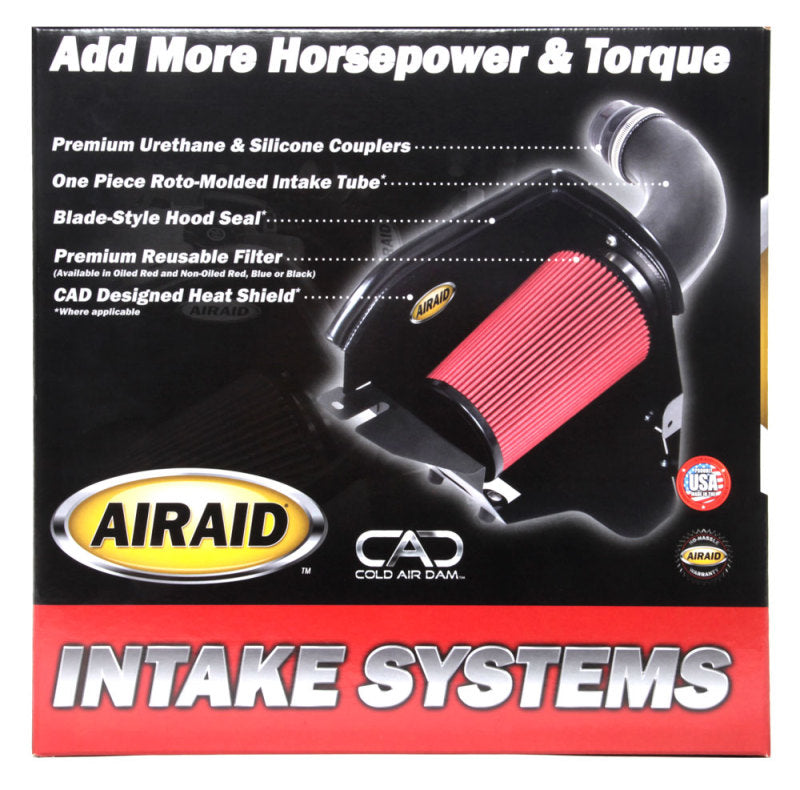 Airaid 07+ Toyota Tundra/Sequoia 4.6L/5.7L V8 CAD Intake System w/ Tube (Oiled / Red Media)