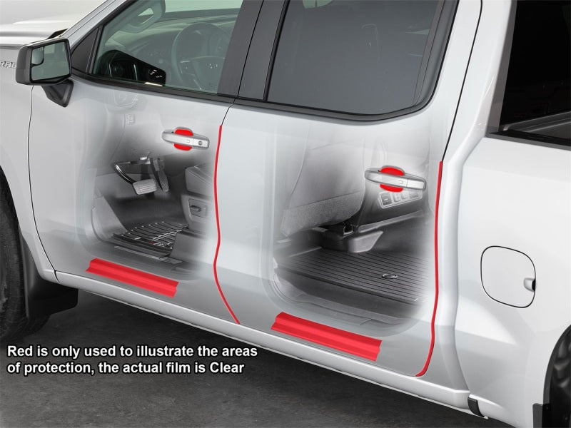 WeatherTech 2019+ Chevrolet  Silverado 1500 (Double Cab) Scratch Protection - Transparent