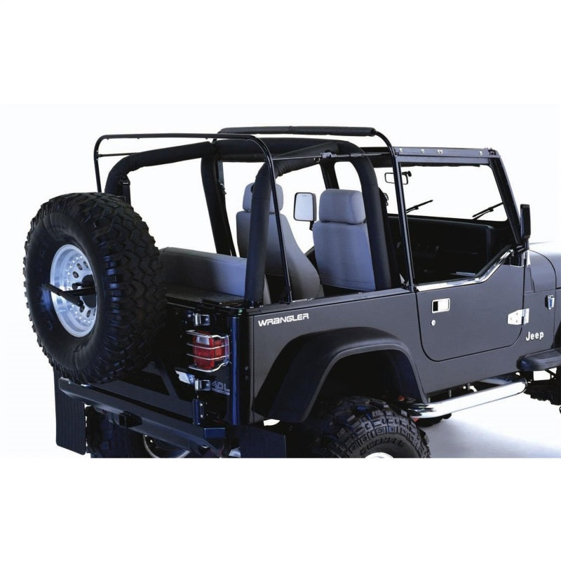 Rampage Jeep Wrangler(YJ) Soft Top Hardware - Black – ESP Truck Accessories
