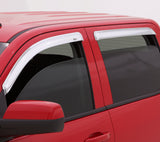 AVS Toyota Tundra Crewmax Ventvisor Outside Mount Front & Rear Window Deflectors 4pc - Chrome