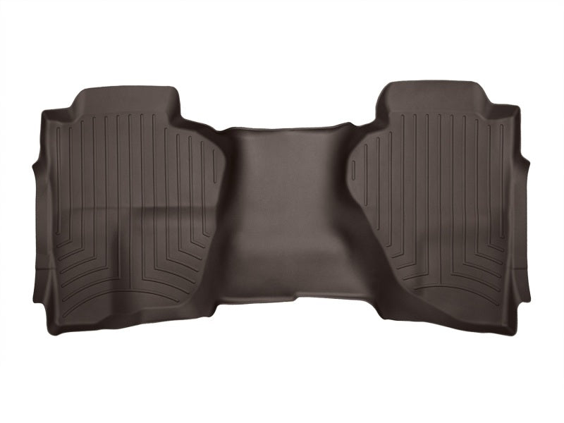 WeatherTech 2014+ Chevy Silverado Rear FloorLiner - Cocoa (Only Fits Double Cab / 1500 Models)
