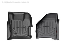 Load image into Gallery viewer, WeatherTech 99-07 Ford F250/F350/F450/F550 Super Duty Regular Cab Front FloorLiner - Black