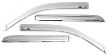 Load image into Gallery viewer, AVS Toyota Tundra Crewmax Ventvisor Outside Mount Front &amp; Rear Window Deflectors 4pc - Chrome