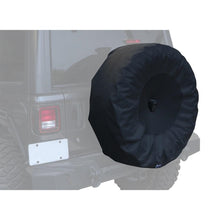Load image into Gallery viewer, Rampage 2018-2019 Jeep Wrangler(JL) Sport 2-Door Tire Cover w/Cam Slot 33in -35in - Black