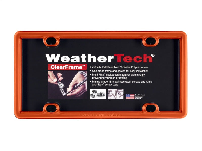 WeatherTech ClearFrame - Orange