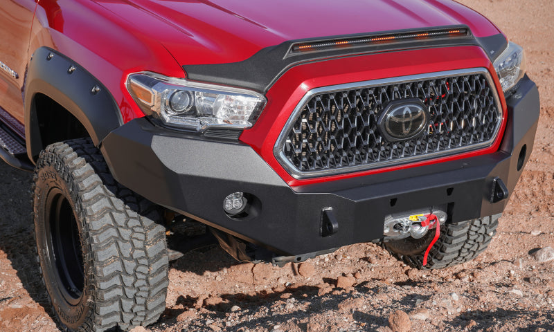 AVS Toyota Tacoma Low Profile Aeroskin Lightshield Pro - Black