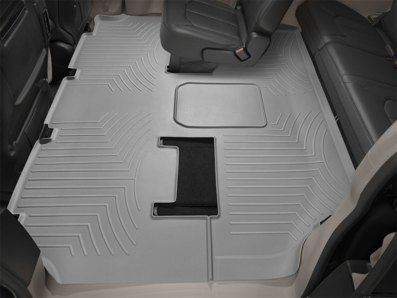 WeatherTech 2022+ Mercedes-Benz EQS (w/ Rear Seat Wireless Charging) Rear FloorLiner - Grey