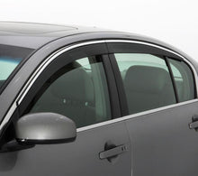 Load image into Gallery viewer, AVS 06-10 Volkswagen Jetta Ventvisor Low Profile Deflectors 4pc - Smoke w/Chrome Trim