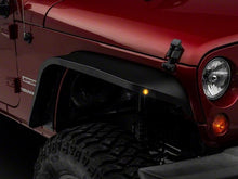 Load image into Gallery viewer, Officially Licensed Jeep 07-18 Jeep Wrangler JK Slim Fender Flares w/ Jeep Logo- Front