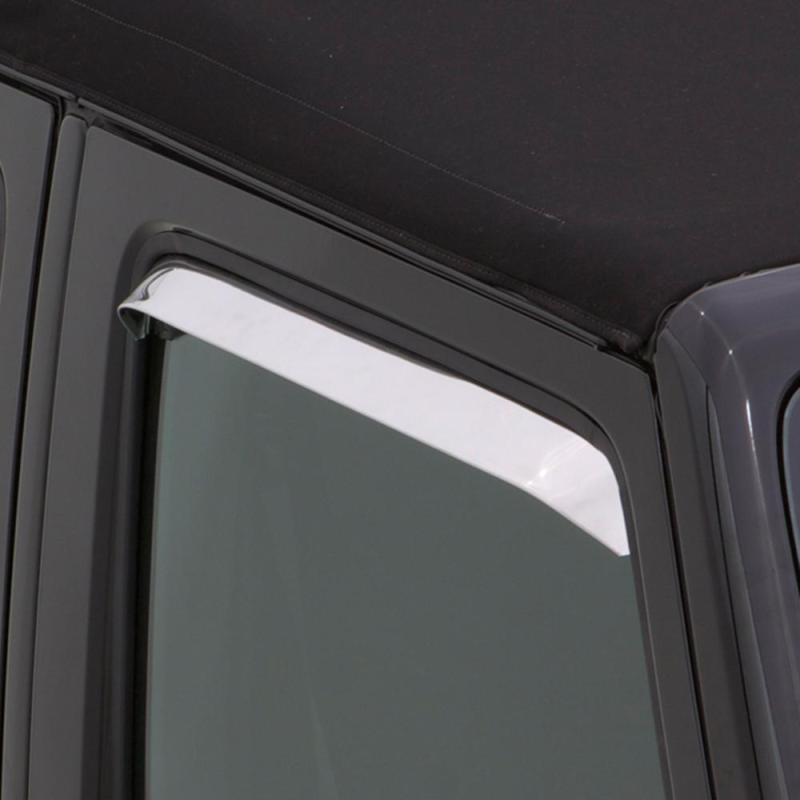 AVS 65-78 Volkswagen Beetle Ventshade Window Deflectors 2pc - Stainless