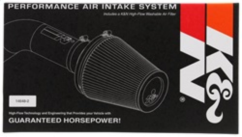 K&N Jeep Wrangler V6-3.6L High Flow Performance Intake Kit (CARB Approved)