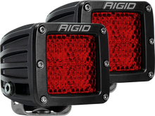 Load image into Gallery viewer, Rigid Industries D-Series - Diffused Rear Facing High/Low - Red - Pair